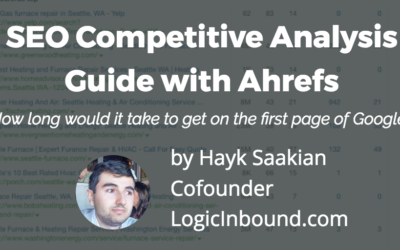 How to Analyze Competitors and Answer “How long will it take to rank”?